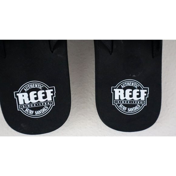 Reef RF002640 Men's Sz 8 Women's 9.5 Black Todos Surf Flip Flop Sandals - Picture 3 of 7